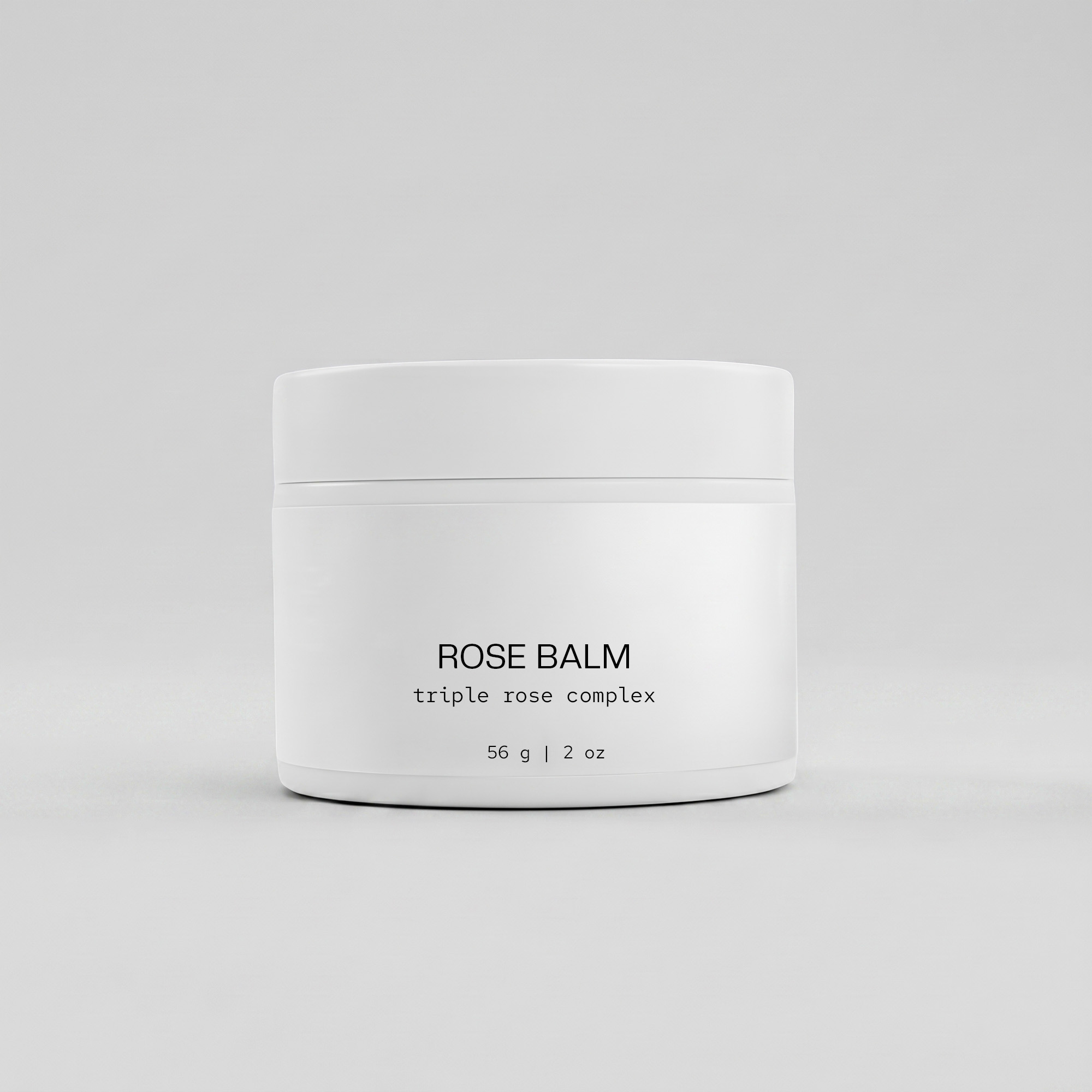 White Jar Rose Balm